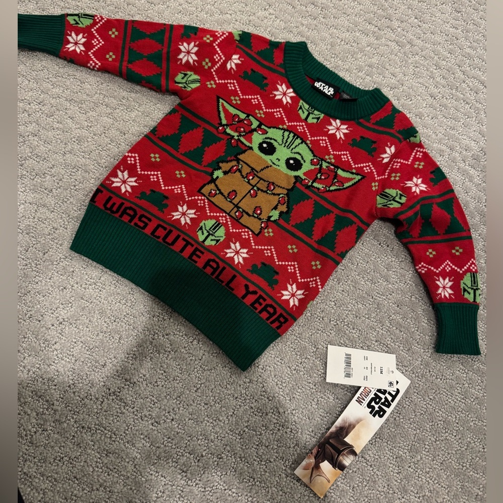 NWT: Star Wars toddler Christmas sweater